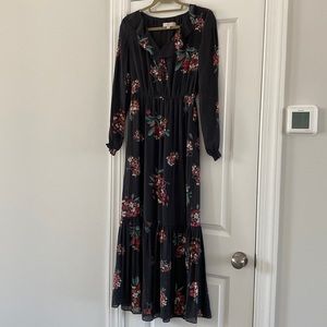 Loft floral maxi dress